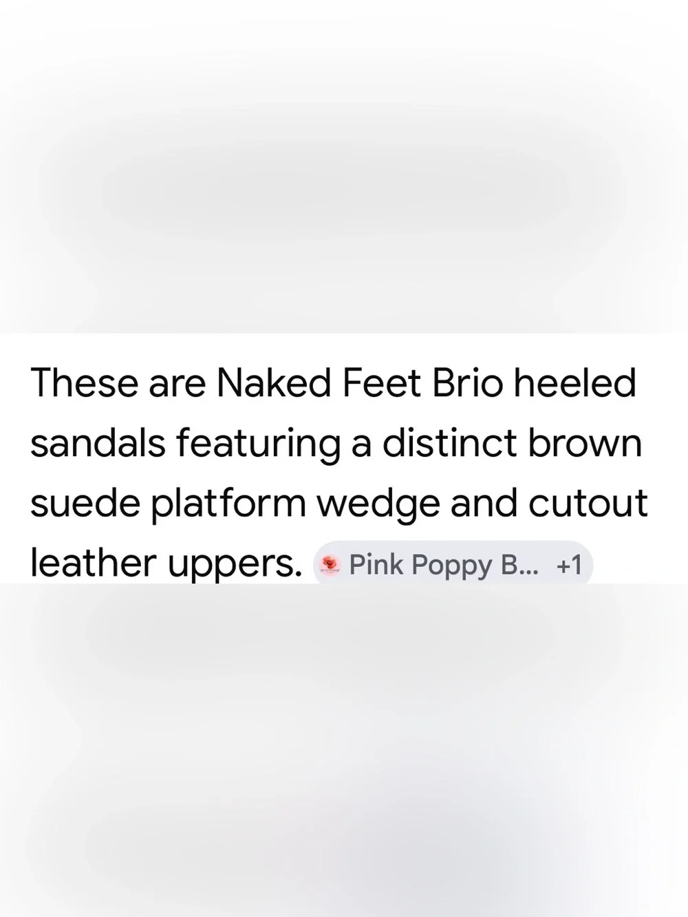 Naked Feet Cognac Cutout Platform Slide